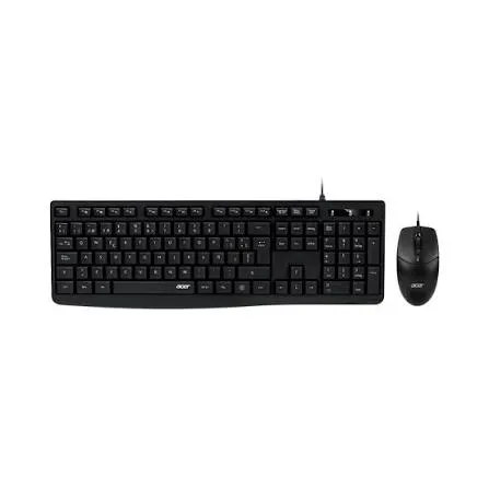 Acer EAK040 Keyboard And Mouse Wired Combo- Black (BK)