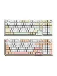 Acer OKR258 Wireless Keyboard- White/Pink/Orange (WPO)- Mechanical