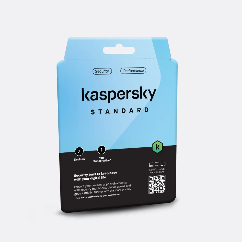 [KS-3D-1Y-Box] Kaspersky Standard: Enhanced Protection-Box(3 Devices)