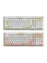 Acer OKR258 Wireless Keyboard- White/Pink/Orange (WPO)- Mechanical